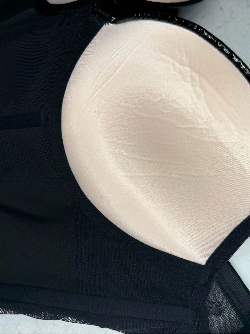 Victoria Secret Womens Very Sexy Push Up Corset 36C Faux Leather Y2K Rave Grunge